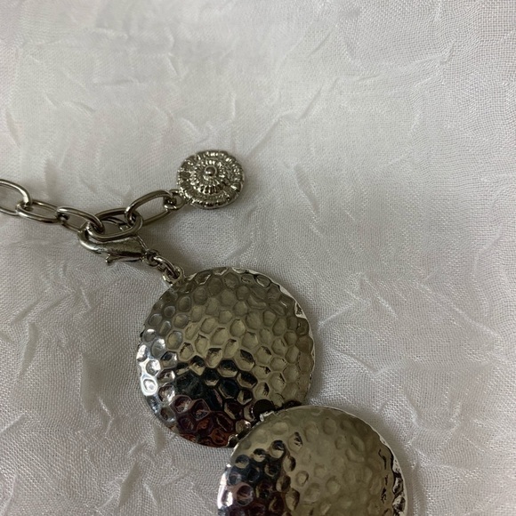 Graziano Silver Tone Necklace
